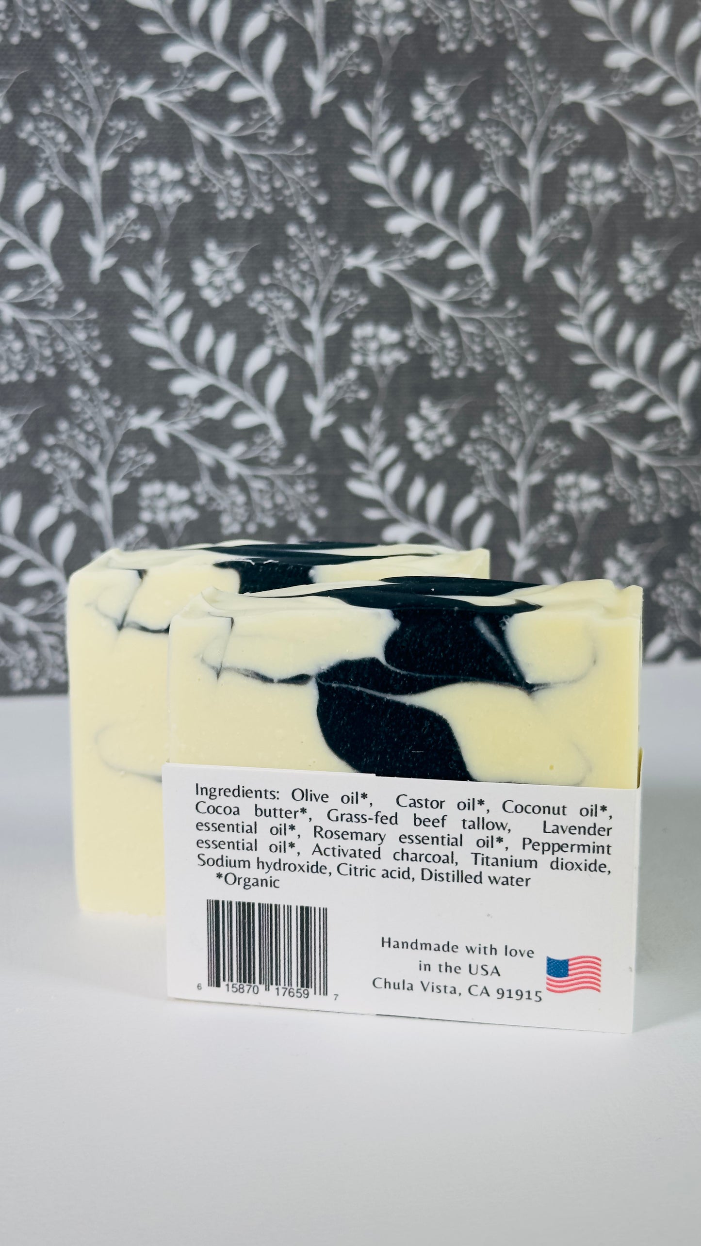 Charcoal Swirl Soap