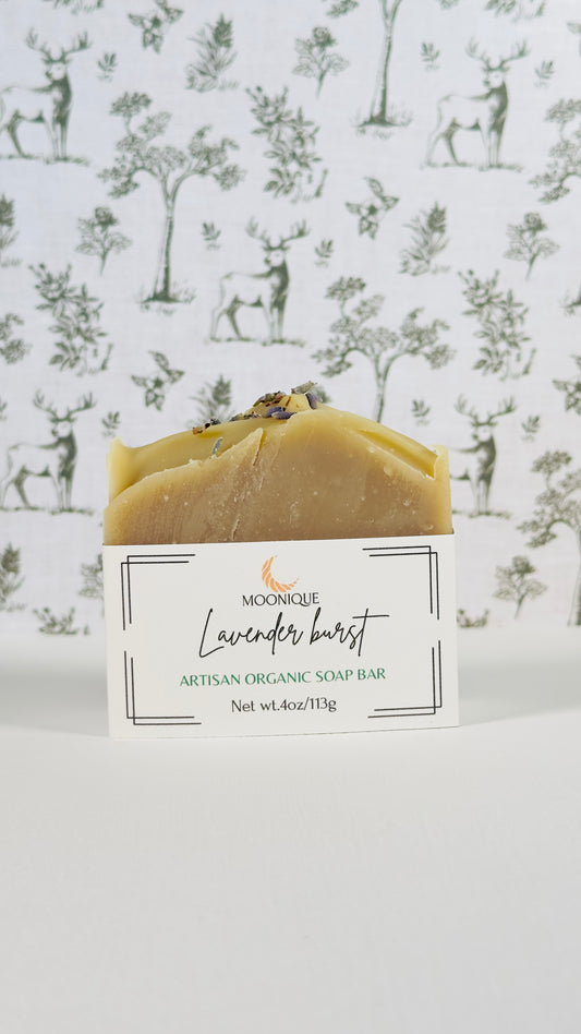 Organic lavender soap, organic soap, lavender soap, handmade lavender soap, artisan lavender soap, natural lavender soap, palm oil free lavender soap, chemical free lavender soap