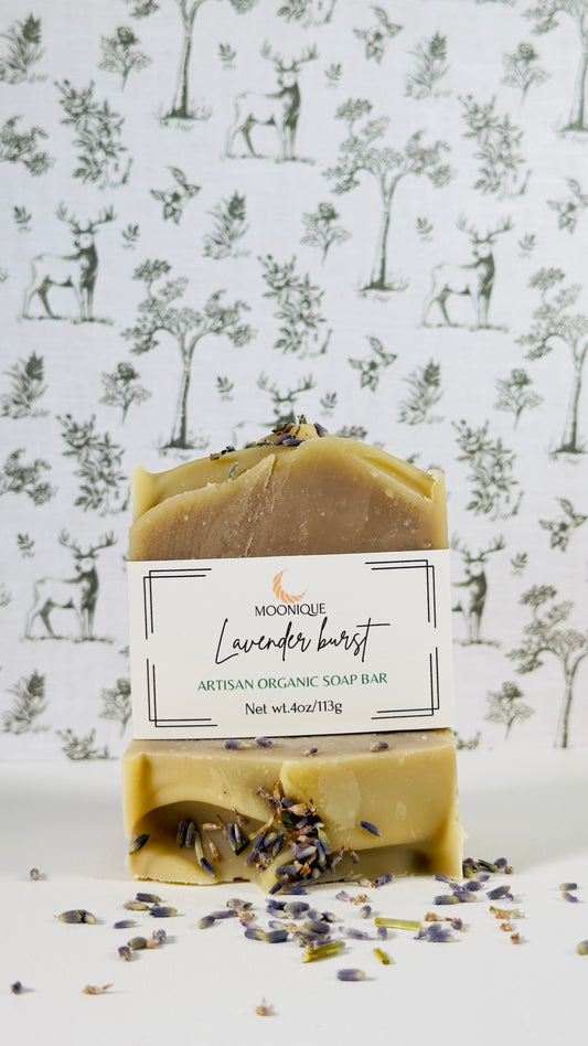 Organic lavender soap, organic soap, lavender soap, handmade lavender soap, artisan lavender soap, natural lavender soap, palm oil free lavender soap, chemical free lavender soap