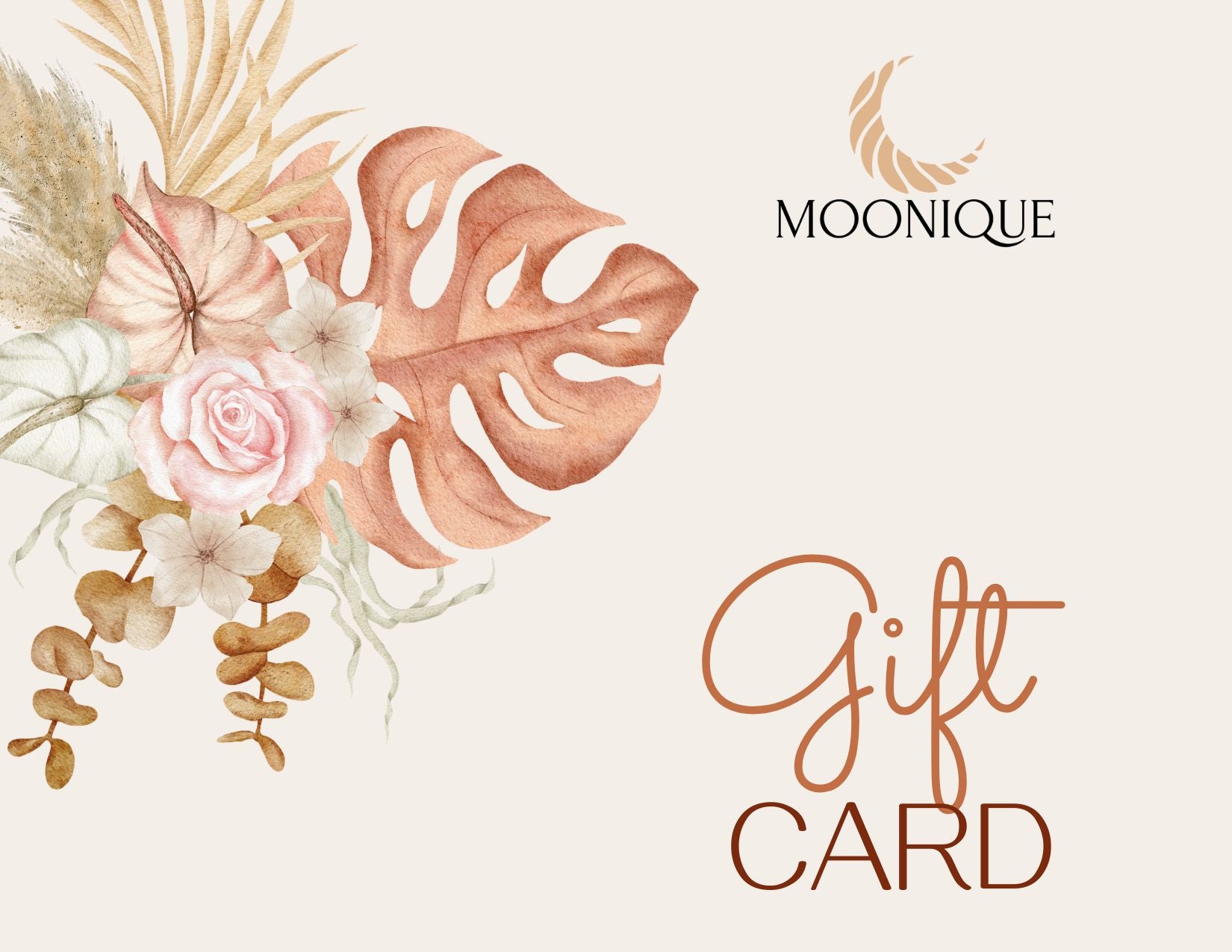 Moonique Gift card