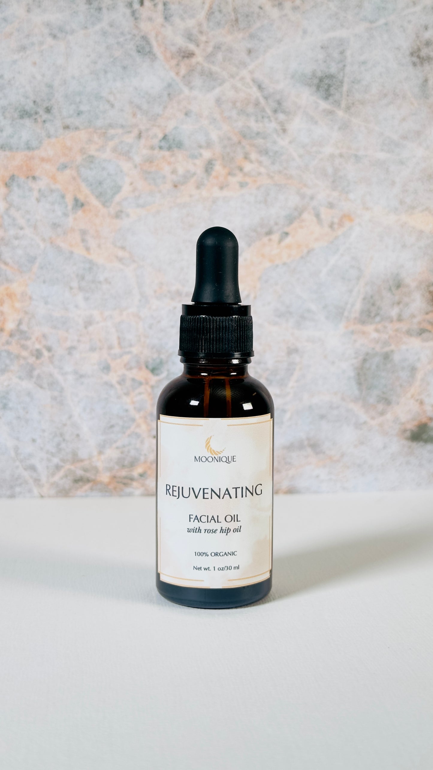 Rejuvenating facial oil, facial oil with rose hip, organic facial oil, best facial oil, facial oil for all skin types, clean ingredients facial oil, chemical free facial oil