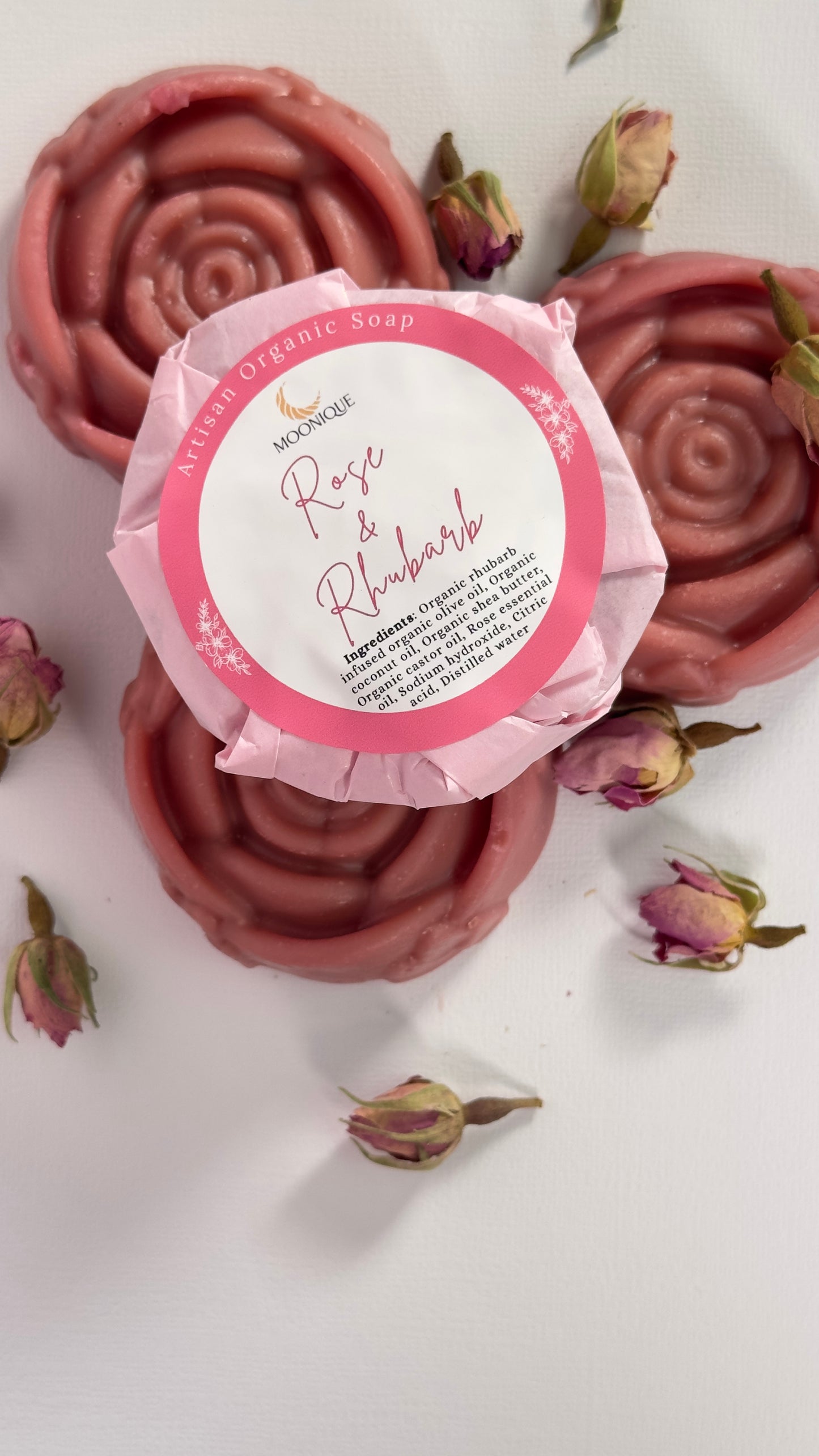 Rose and Rhubarb Soap