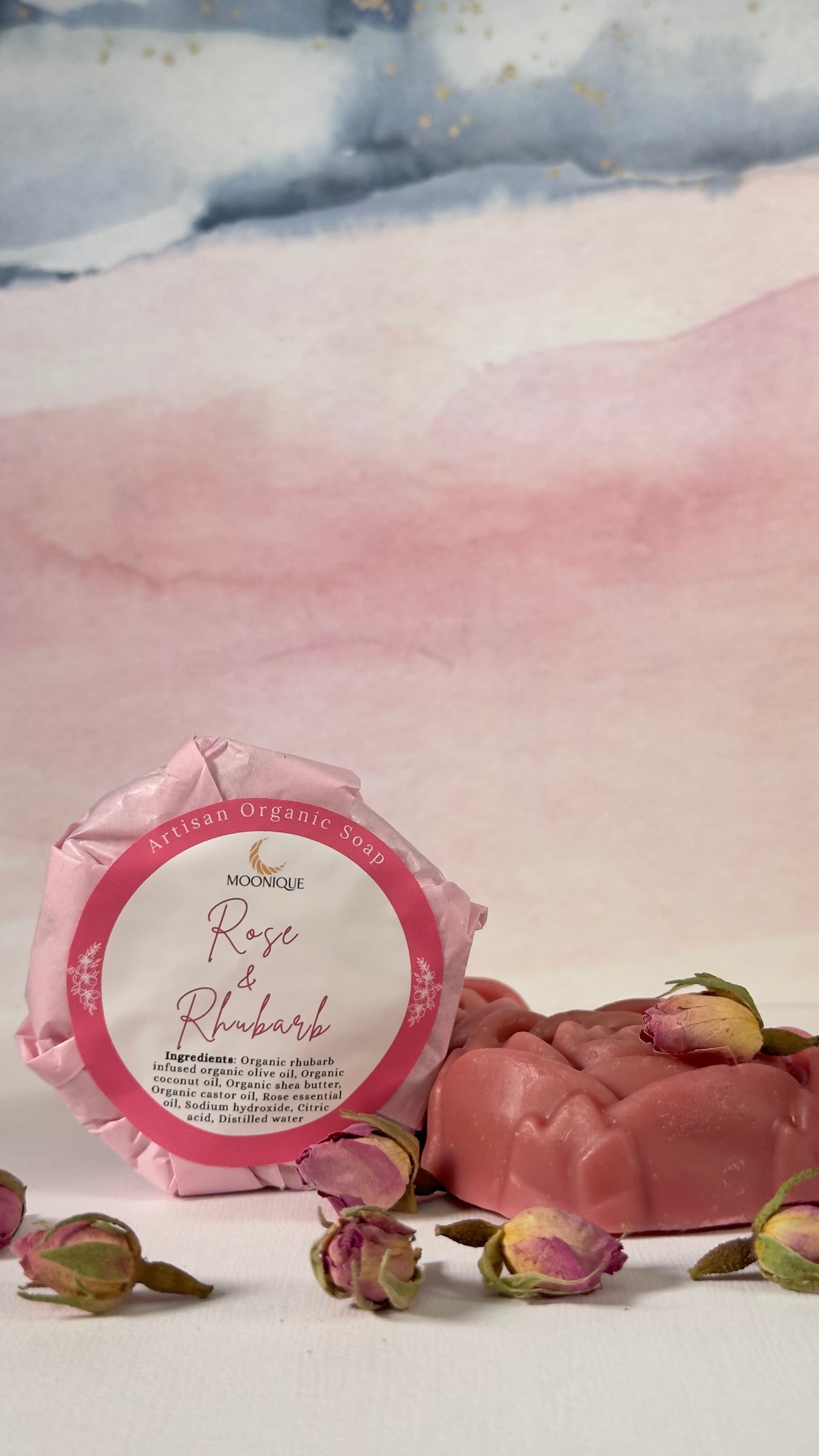 Rose and Rhubarb Soap