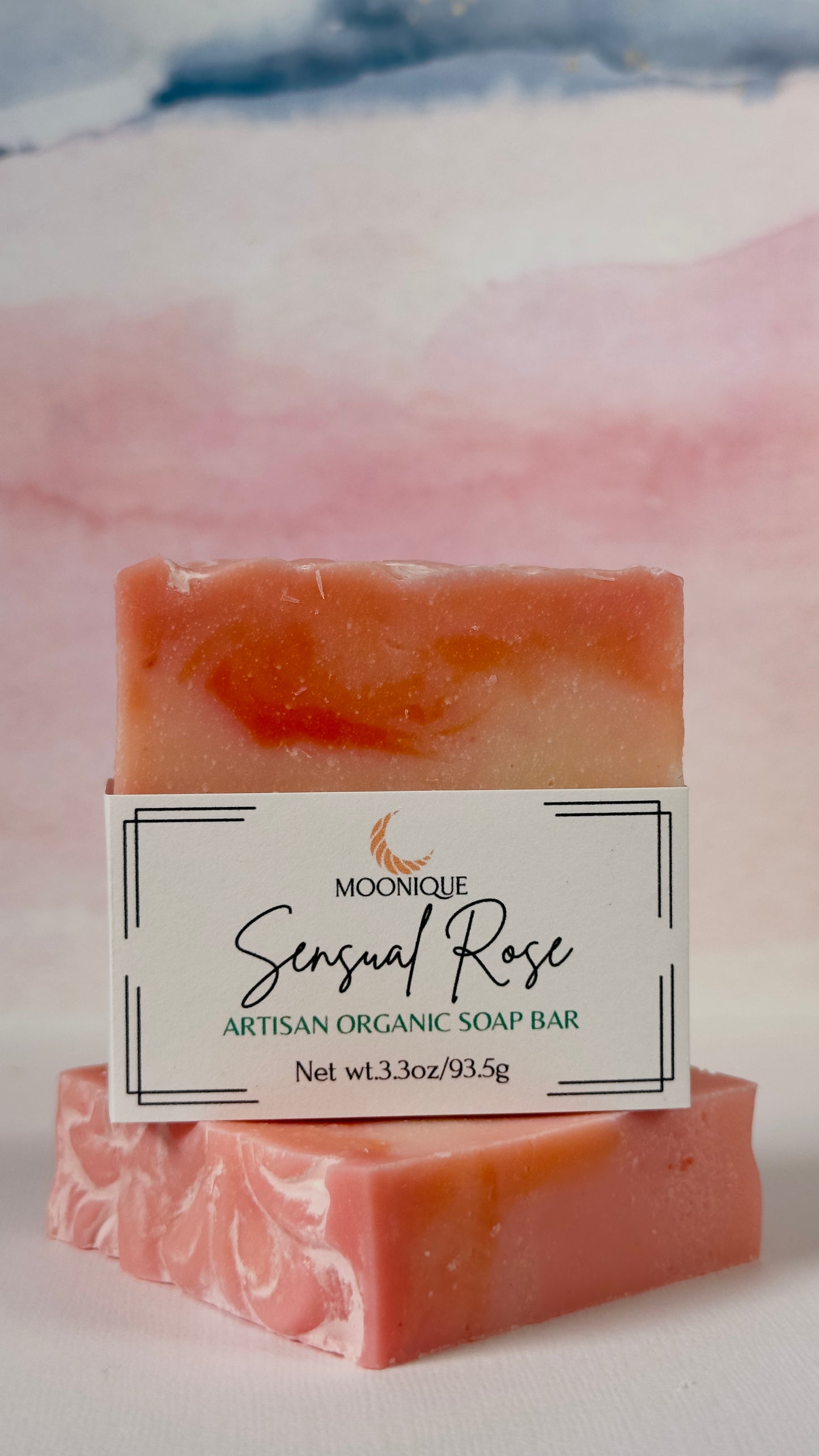 Organic rose smelling soap, organic soap, rose soap, handmade rose soap, artisan rose soap, natural rose soap, palm oil free rose soap, chemical free rose soap, pink rose soap, soap smelling like a rose