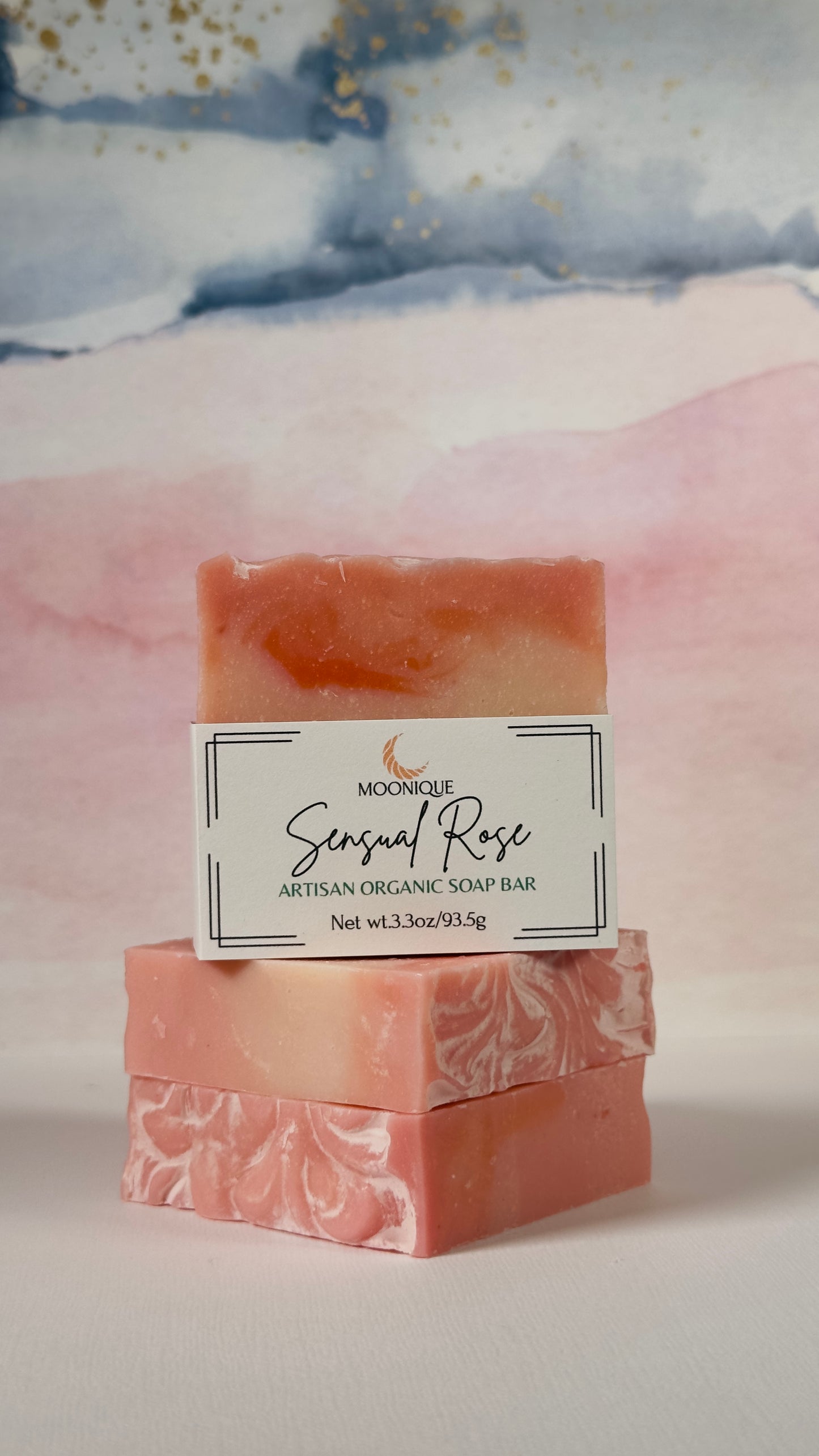 Organic rose smelling soap, organic soap, rose soap, handmade rose soap, artisan rose soap, natural rose soap, palm oil free rose soap, chemical free rose soap, pink rose soap, soap smelling like a rose