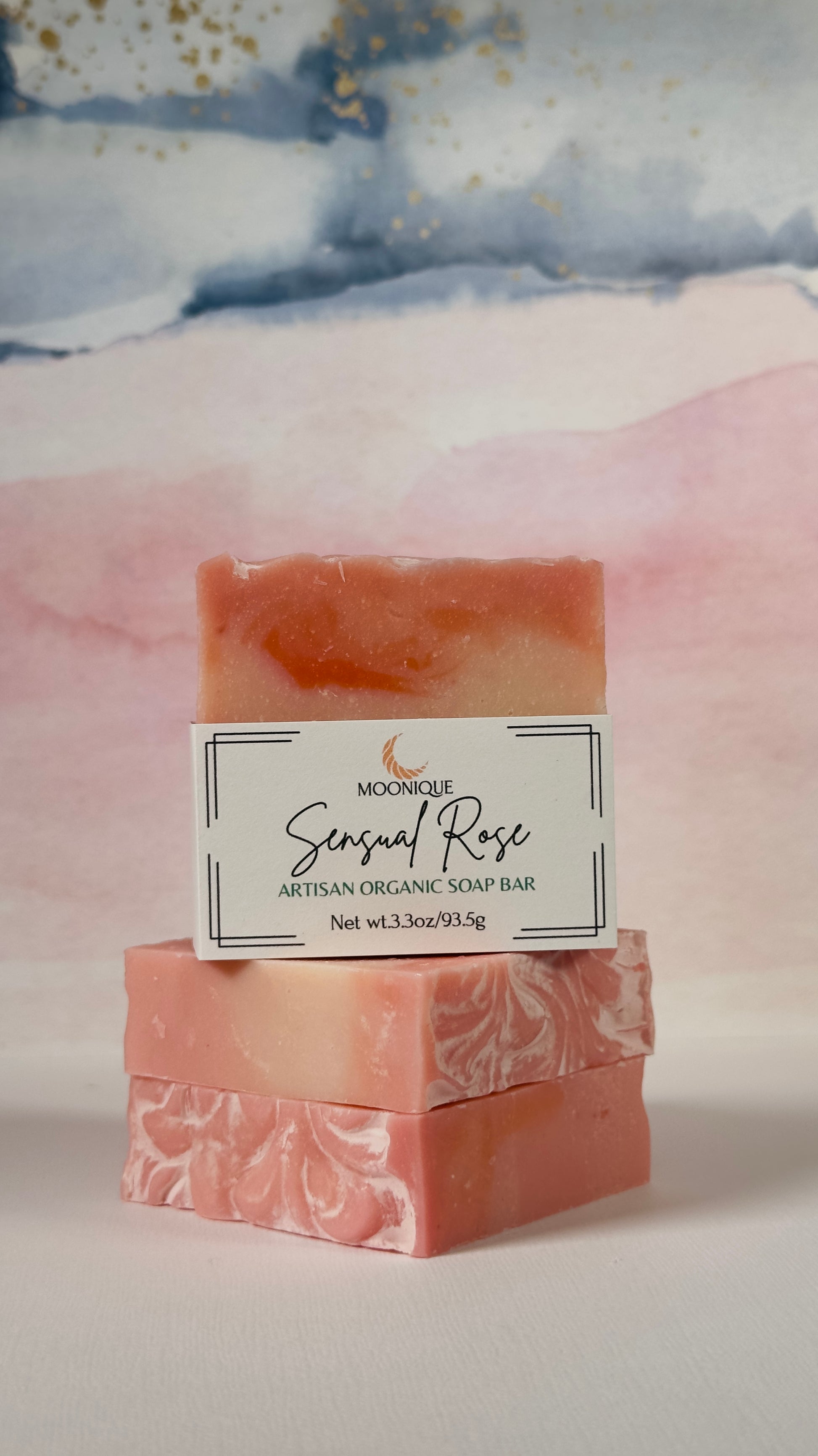 Organic rose smelling soap, organic soap, rose soap, handmade rose soap, artisan rose soap, natural rose soap, palm oil free rose soap, chemical free rose soap, pink rose soap, soap smelling like a rose