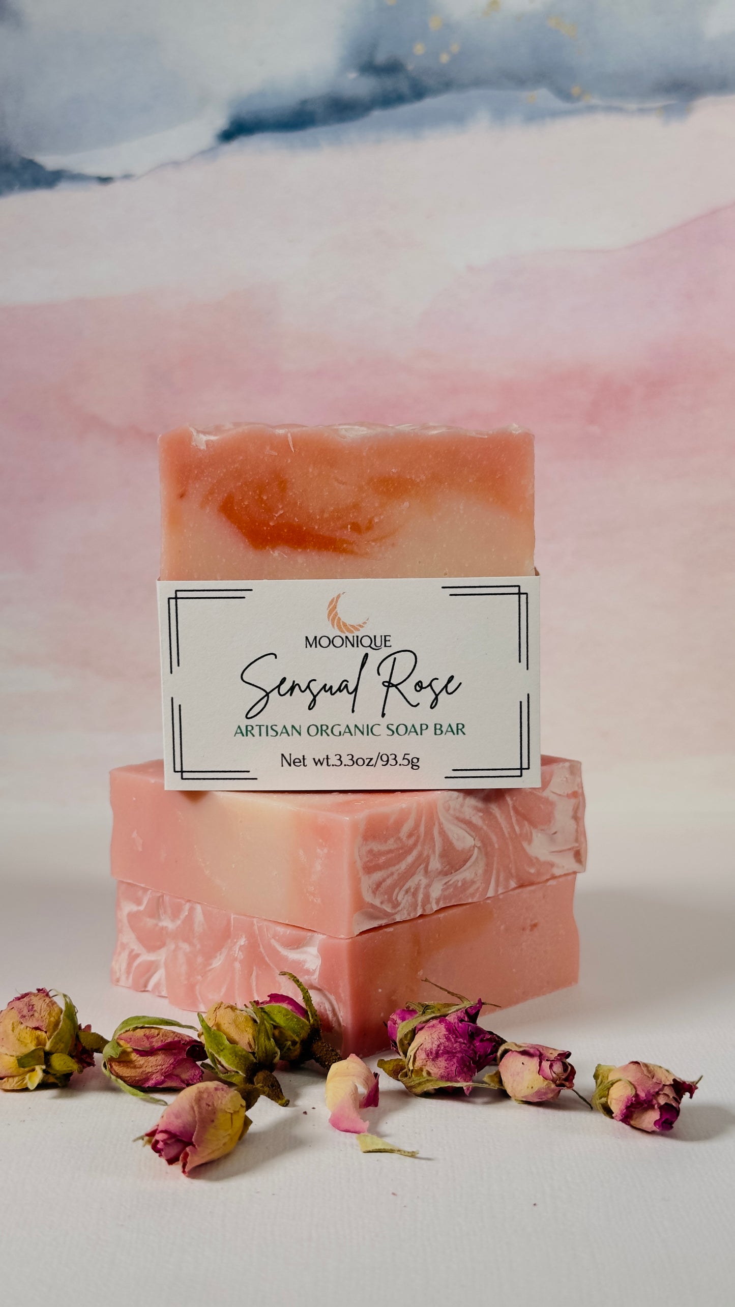 Organic rose smelling soap, organic soap, rose soap, handmade rose soap, artisan rose soap, natural rose soap, palm oil free rose soap, chemical free rose soap, pink rose soap, soap smelling like a rose