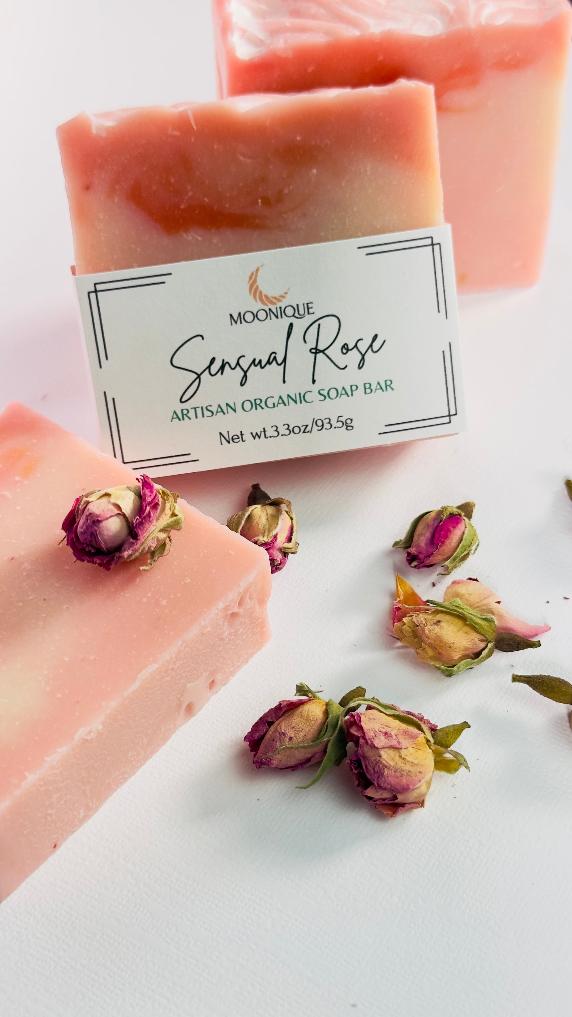 Organic rose smelling soap, organic soap, rose soap, handmade rose soap, artisan rose soap, natural rose soap, palm oil free rose soap, chemical free rose soap, pink rose soap, soap smelling like a rose