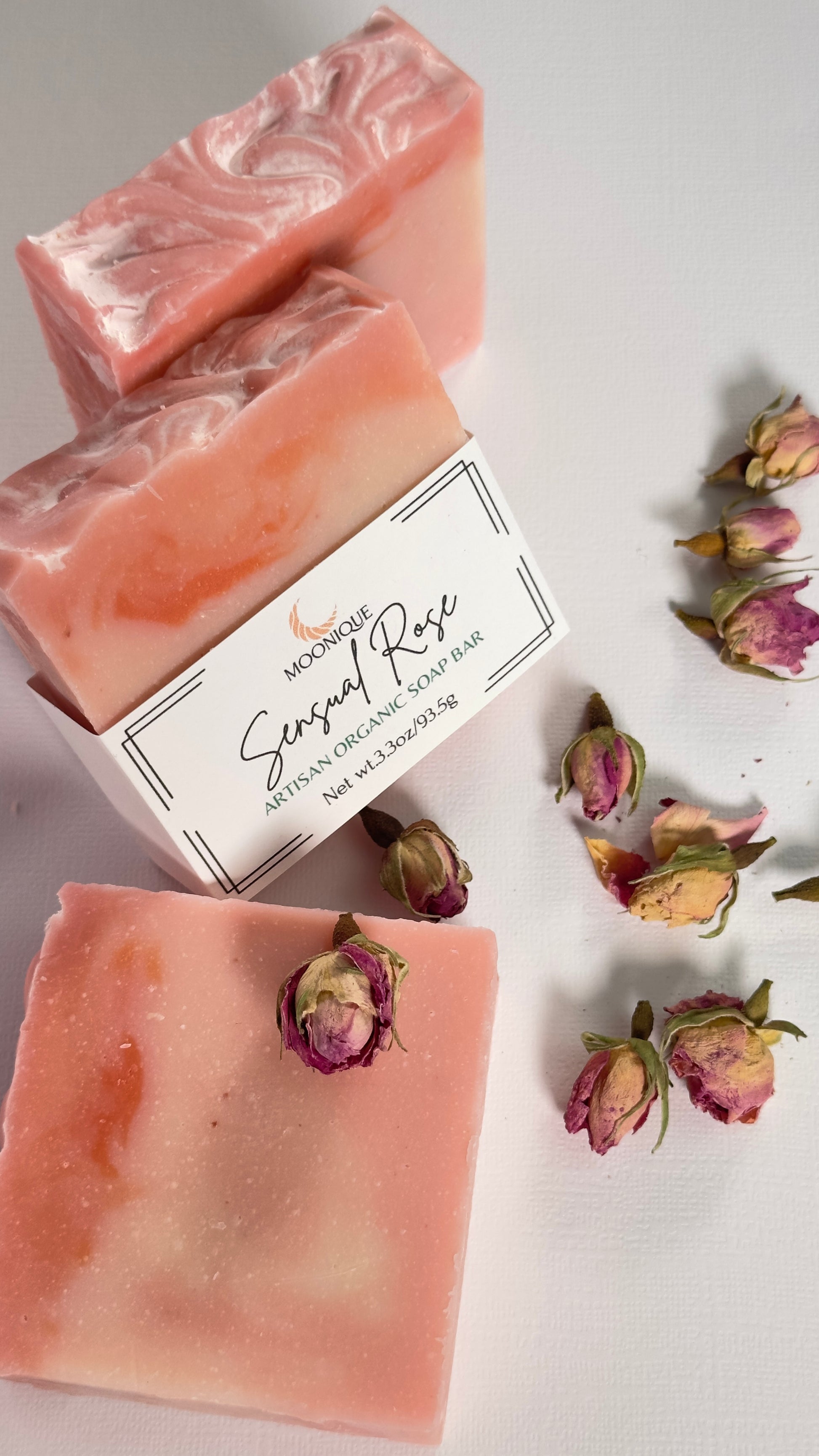 Organic rose smelling soap, organic soap, rose soap, handmade rose soap, artisan rose soap, natural rose soap, palm oil free rose soap, chemical free rose soap, pink rose soap, soap smelling like a rose