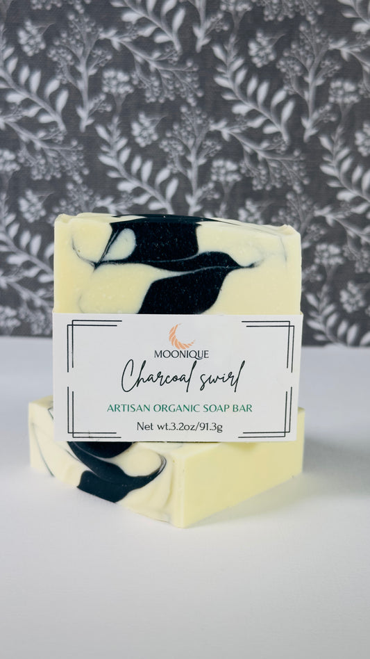 Charcoal Swirl Soap