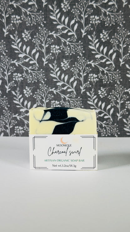 Charcoal Swirl Soap