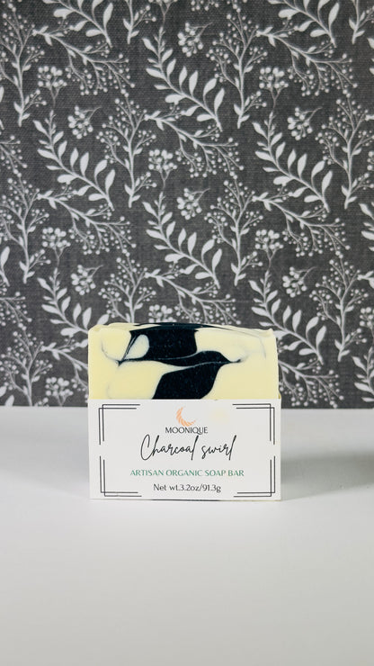 Charcoal Swirl Soap
