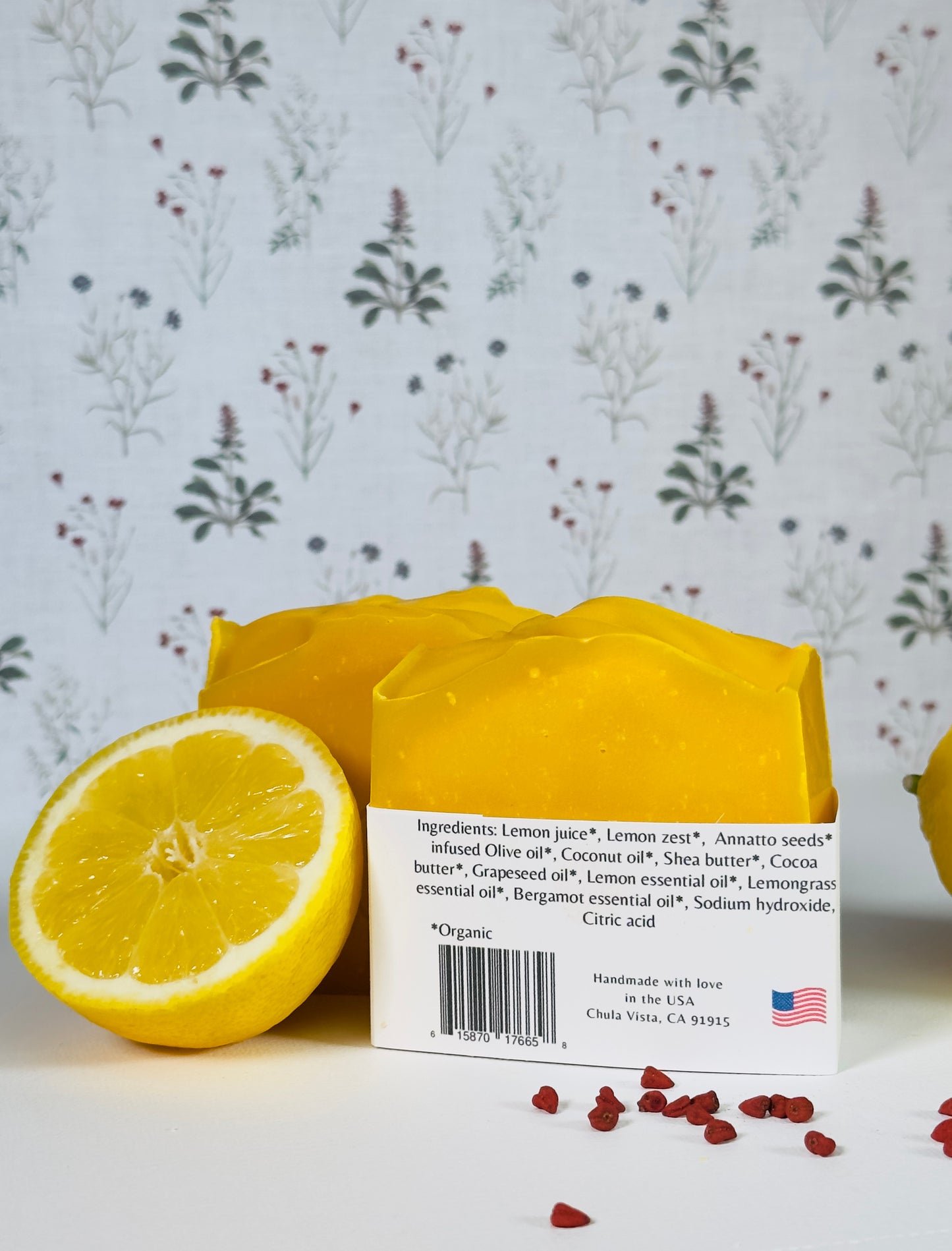 Lemon and Annatto Soap